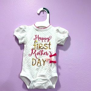Happy first mothers day new born dress